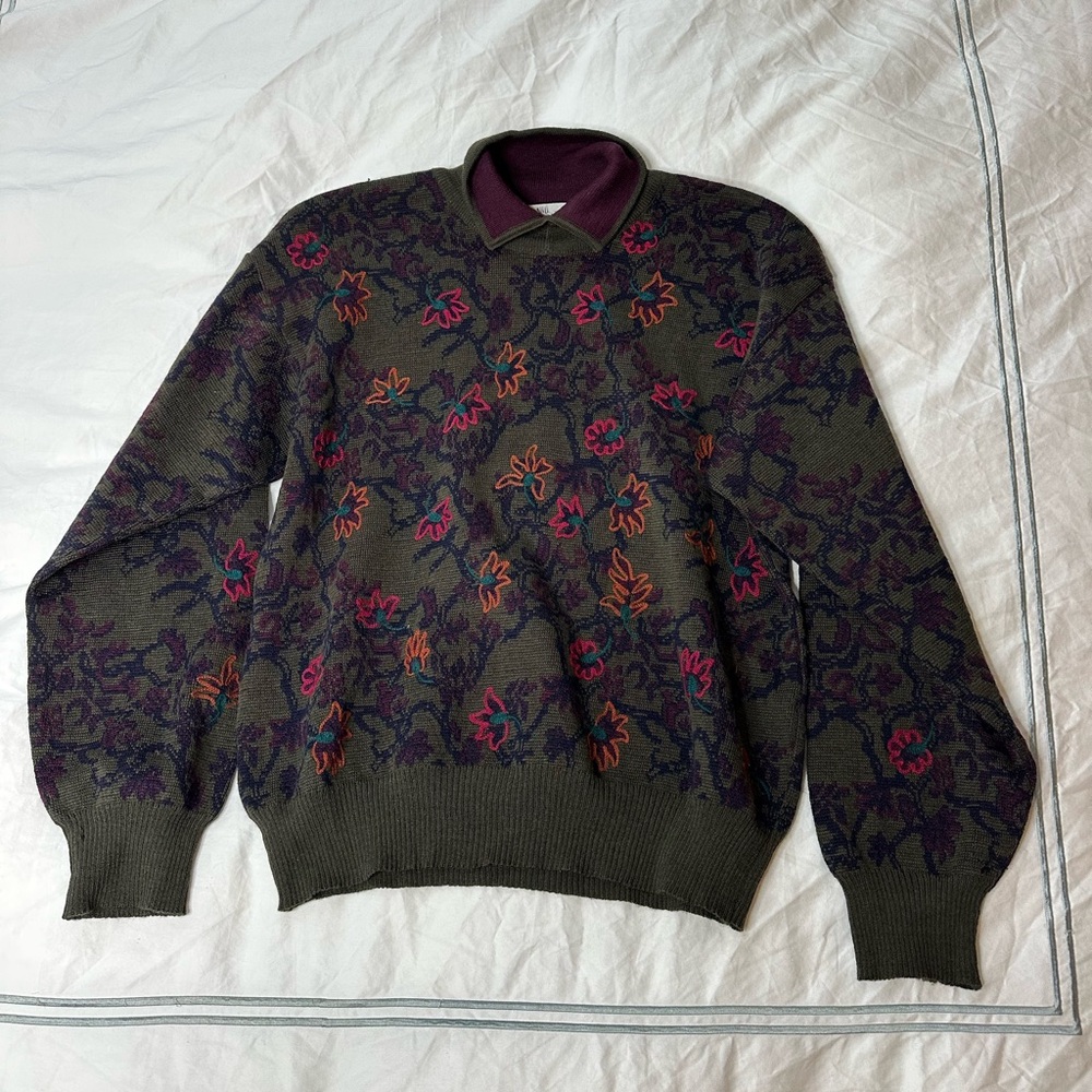 Vintage Tricots St. Raphael Wool Sweater in Size L(?)
